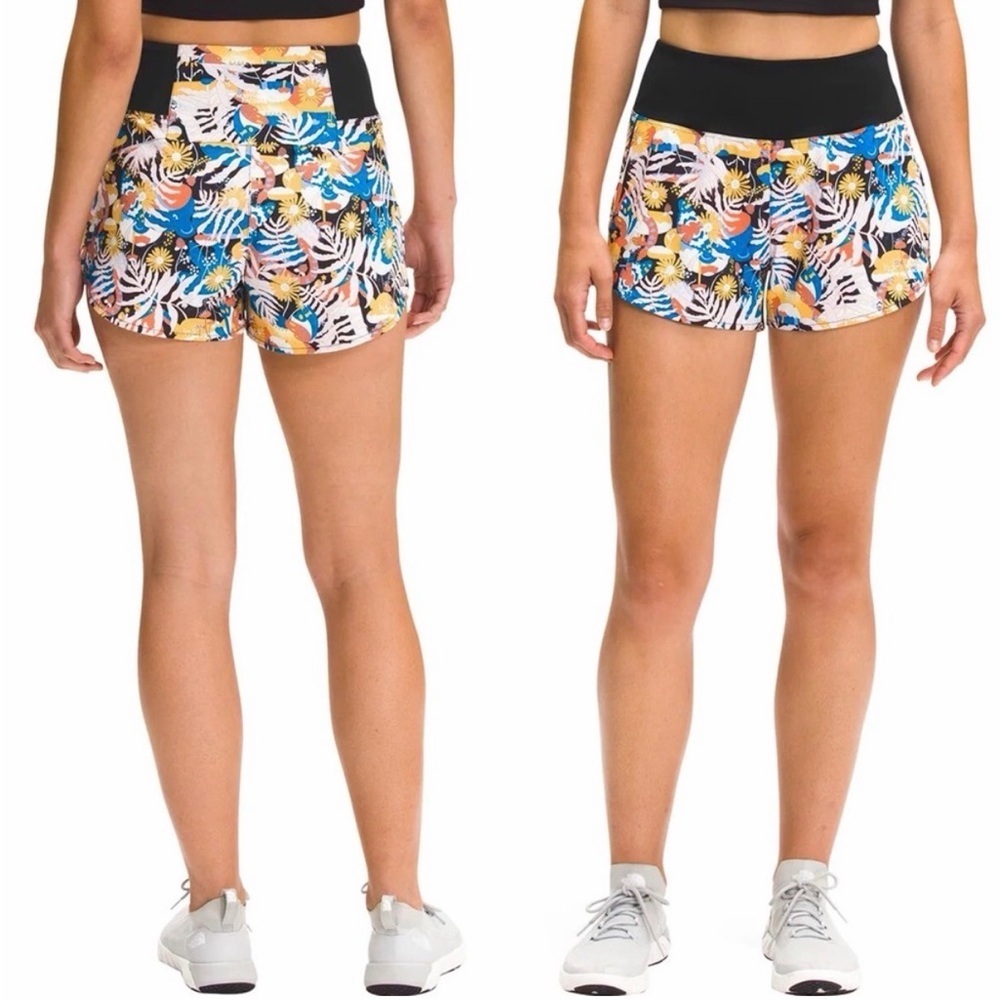 The North Face Women's Printed Arque 3" Shorts Outdoor Hiking Adventure Moisture